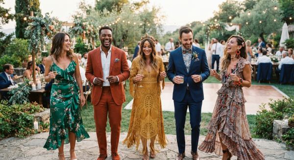 Guide original pour un dress code mariage créatif