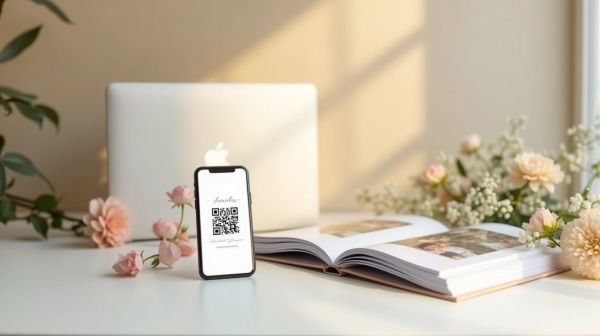 Le partage photo mariage simplifié grâce au QR code